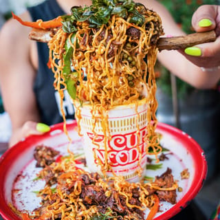 Volcano Cup Noodles.